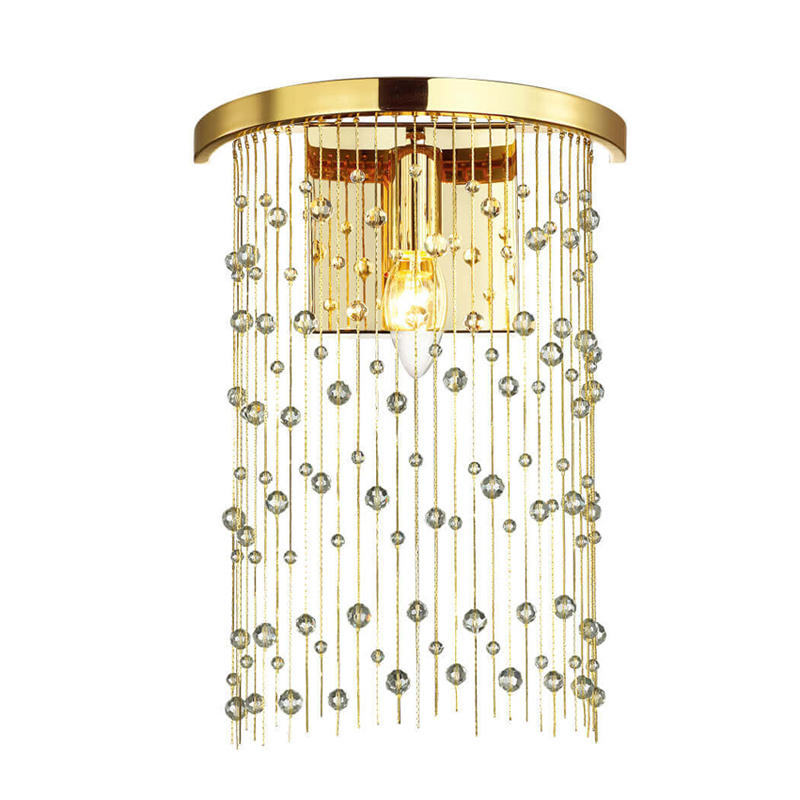 Бра Hailstorm Rain Wall lamp gold Прозрачный (Transparent) Золотой Бра Hailstorm Rain Wall lamp gold Прозрачный (Transparent) Золотой в Рязани | Loft Concept