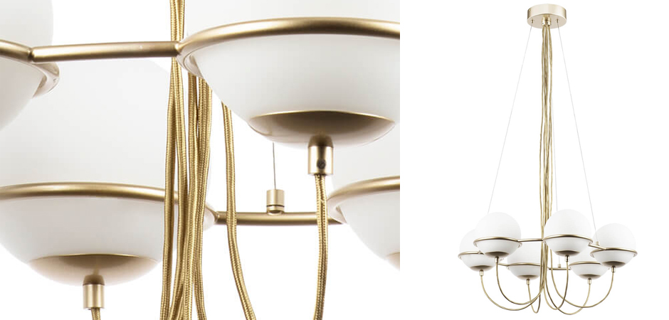 Люстра Melissa Chandelier Champagne 6 Люстра Melissa Chandelier Champagne 6 - Loft-Concept в Рязани
