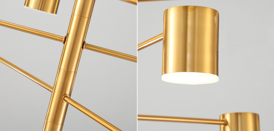 Светильник LED Lighting Gold 8 lampholders Светильник LED Lighting Gold 8 lampholders - Loft-Concept в Рязани
