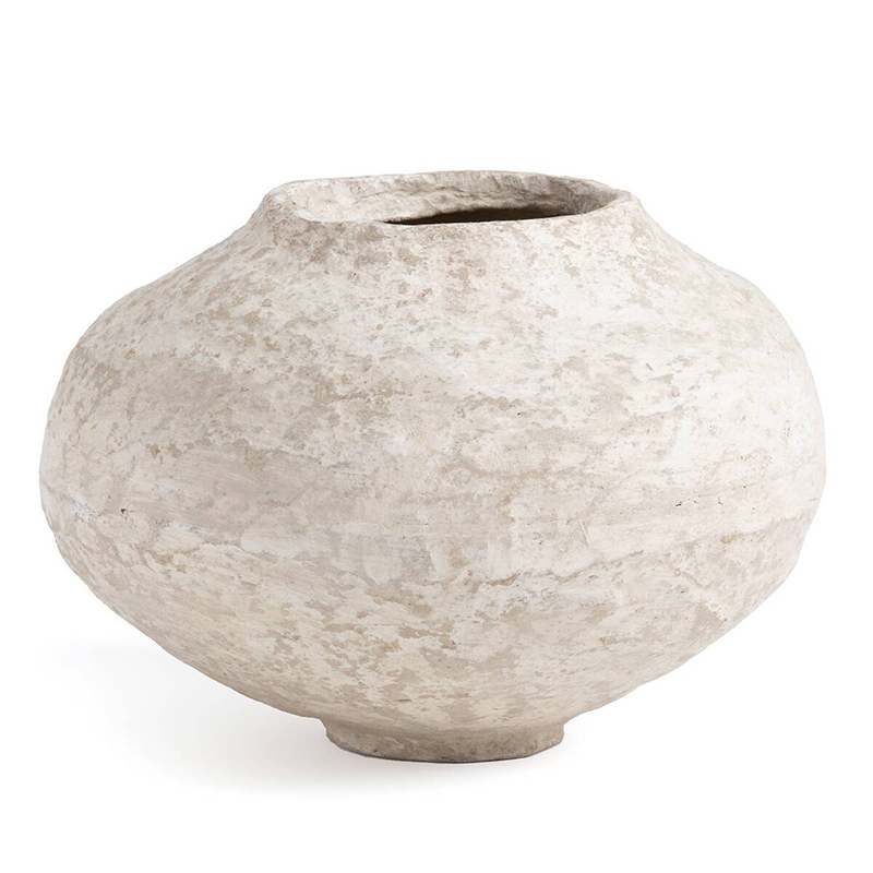 Ваза Csaba Papier Mache Vase 25 Бежево-серый в Рязани | Loft Concept 