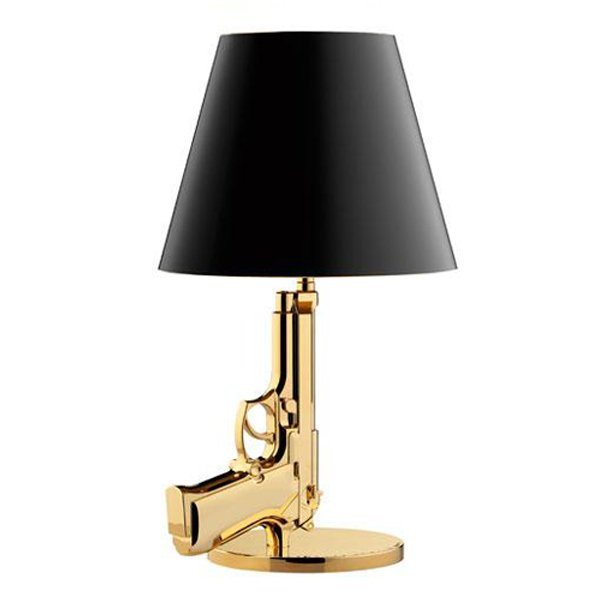 Настольная лампа Flos Guns Bedside Gold Серебряный Золотой Настольная лампа Flos Guns Bedside Gold Серебряный Золотой в Рязани | Loft Concept