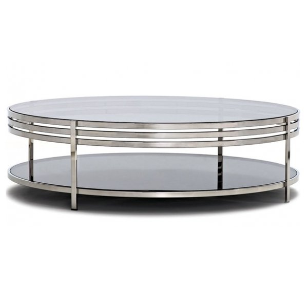 Столик Ula Round coffee table ULA002 Нержавеющая сталь Столик Ula Round coffee table ULA002 Нержавеющая сталь в Рязани | Loft Concept