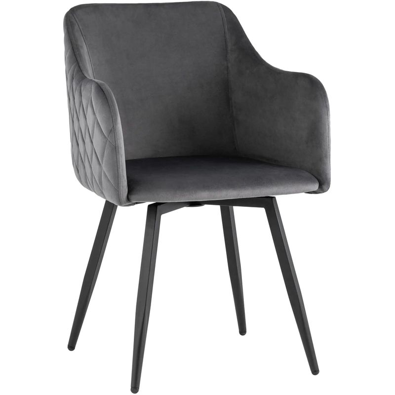 Стул Вращающийся Nika Chair Серый Цвет Серый Черный Стул Вращающийся Nika Chair Серый Цвет Серый Черный в Рязани | Loft Concept