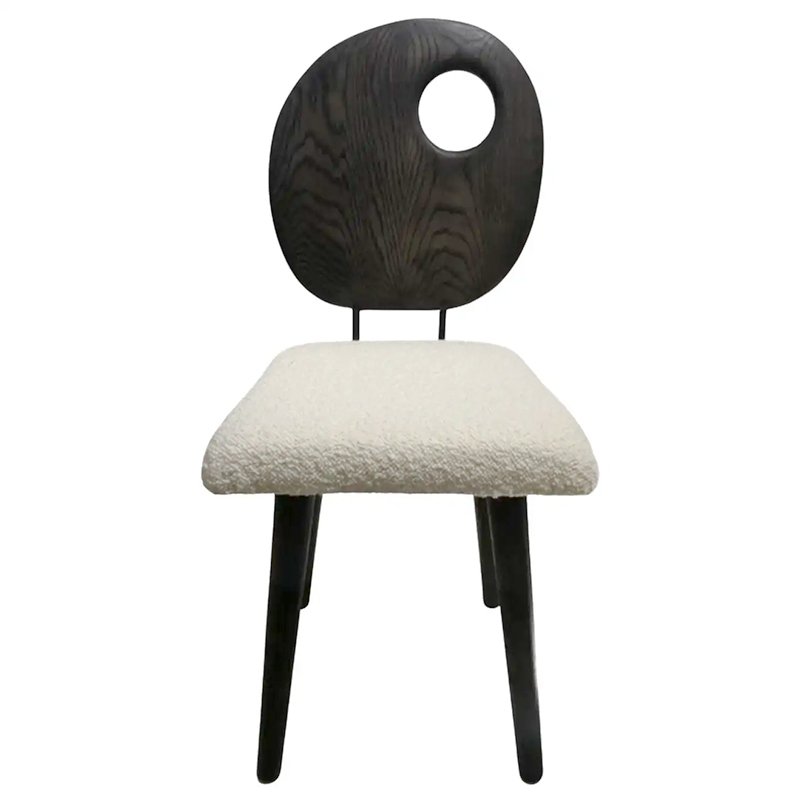 Стул Pebble Chair by Fred Rigby Studio Коричневый Белый Стул Pebble Chair by Fred Rigby Studio Коричневый Белый в Рязани | Loft Concept