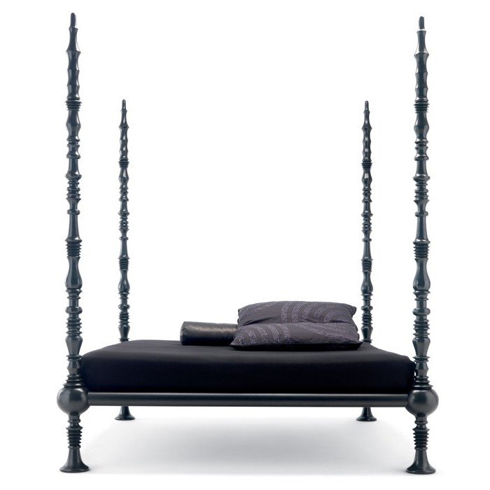 Кровать Mama li Turchi by Ceccotti Collezioni Black Черный Кровать Mama li Turchi by Ceccotti Collezioni Black Черный в Рязани | Loft Concept