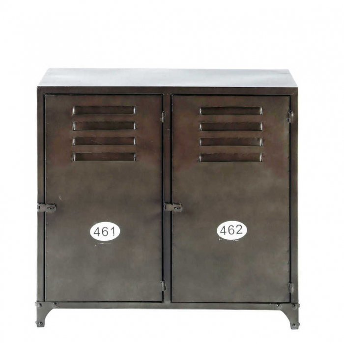 Буфет в стиле Лофт Industrial Rust Metal Wyne Chest Черный Буфет в стиле Лофт Industrial Rust Metal Wyne Chest Черный в Рязани | Loft Concept