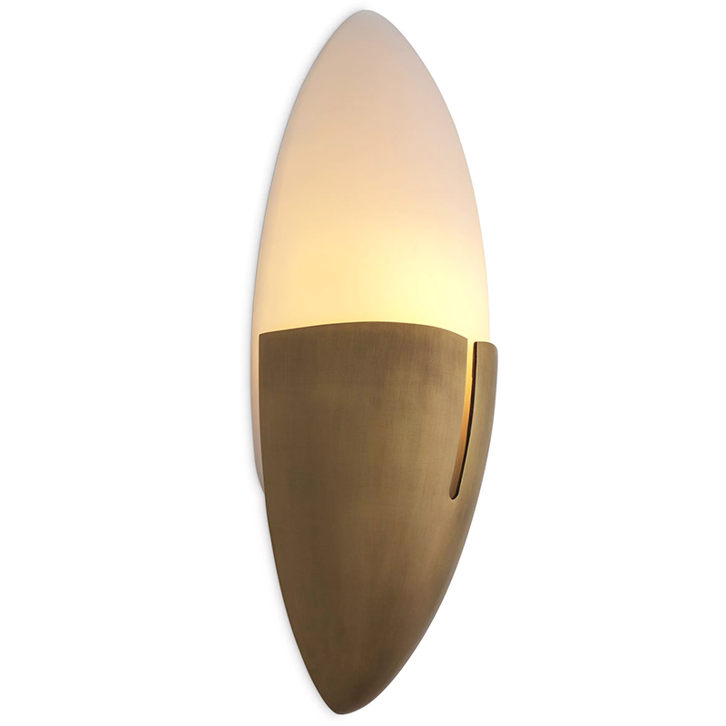 Бра Eichholtz Wall Lamp Bernina Белый Латунь Бра Eichholtz Wall Lamp Bernina Белый Латунь в Рязани | Loft Concept