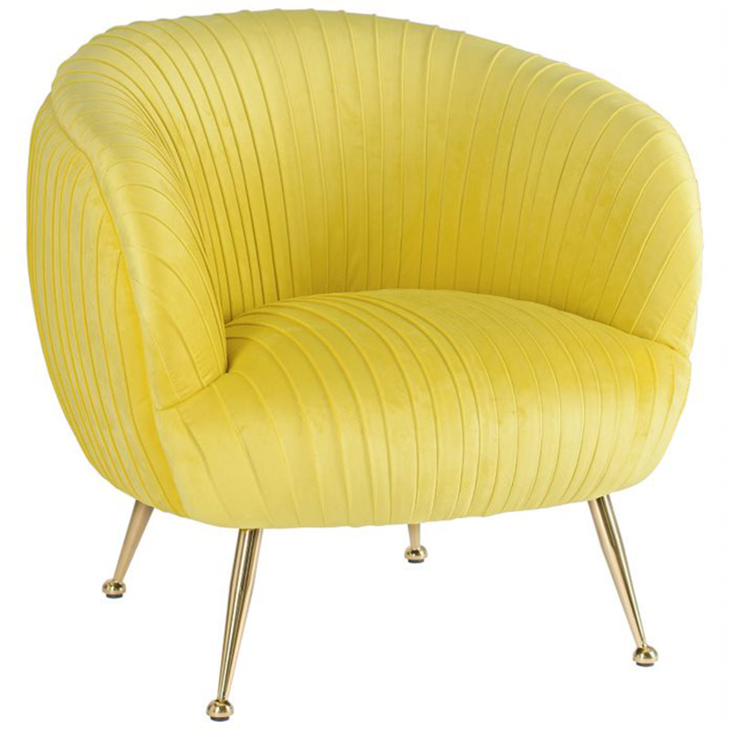 Кресло SOUFFLE CHAIR yellow Желтый матовое золото Кресло SOUFFLE CHAIR yellow Желтый матовое золото в Рязани | Loft Concept
