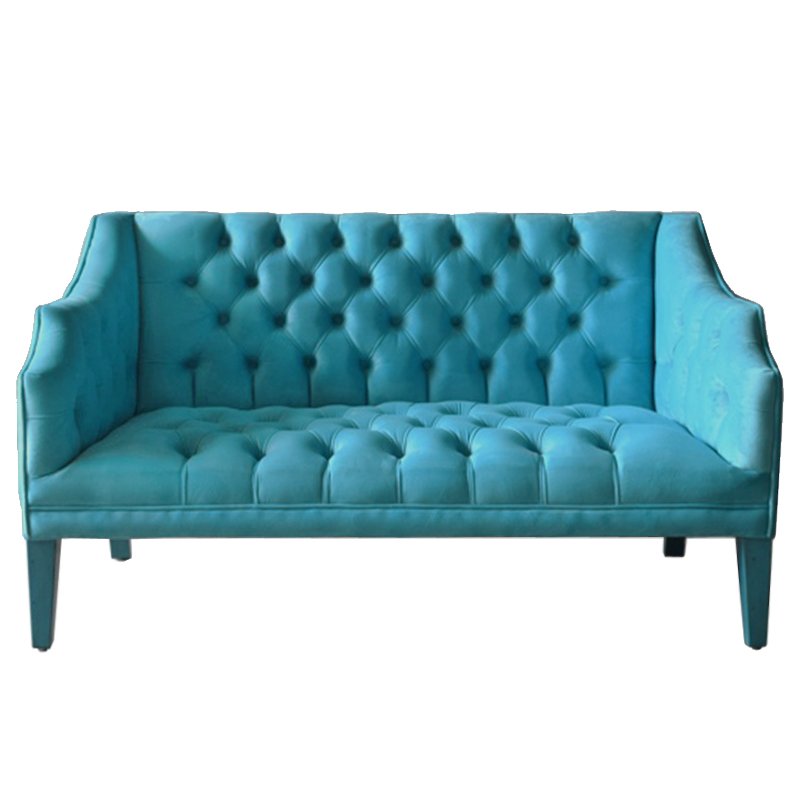 Диван Morton Capitone Sofa Диван бирюзовая шерсть Бирюзовый Диван Morton Capitone Sofa Диван бирюзовая шерсть Бирюзовый в Рязани | Loft Concept