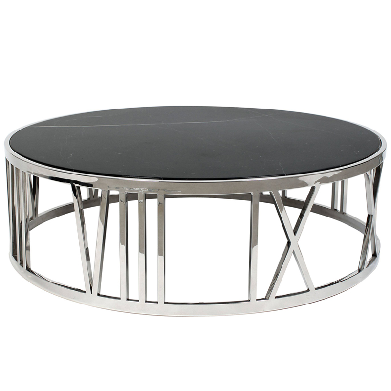 Кофейный стол Eichholtz Coffee Table Roman Figures Нержавеющая сталь Черный Мрамор Nero Кофейный стол Eichholtz Coffee Table Roman Figures Нержавеющая сталь Черный Мрамор Nero в Рязани | Loft Concept