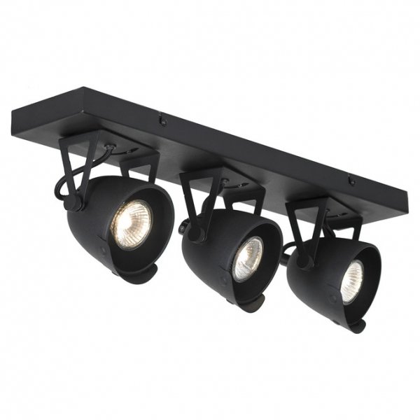 Спот Eye Spot Black 3 line Черный Спот Eye Spot Black 3 line Черный в Рязани | Loft Concept