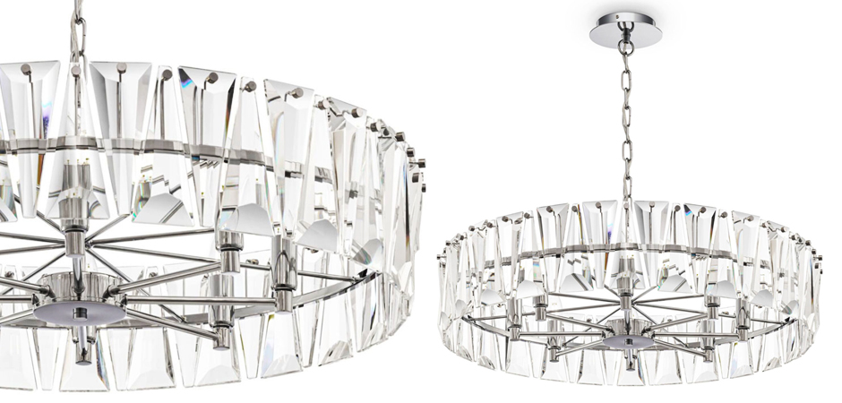 Люстра Ruby Crystal Chandelier Chrome 75 Люстра Ruby Crystal Chandelier Chrome 75 - Loft-Concept в Рязани