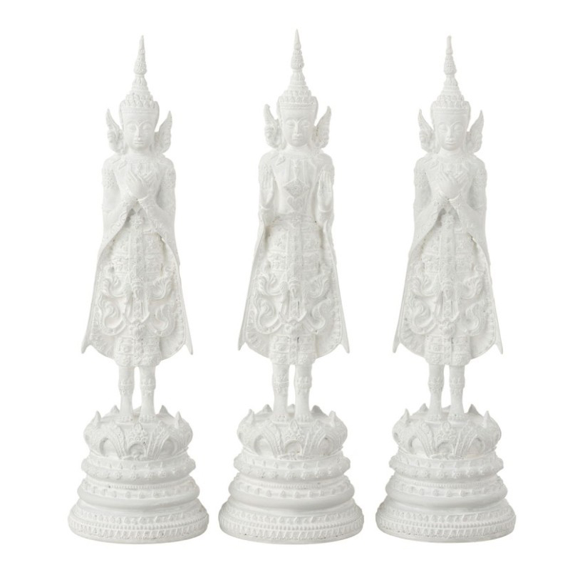 Статуэтка Buddha 3x Белый Статуэтка Buddha 3x Белый в Рязани | Loft Concept