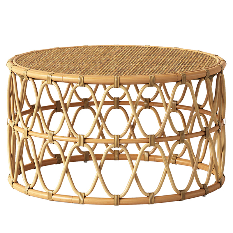 Кофейный стол Lotta Wicker Coffee Table Древесина Кофейный стол Lotta Wicker Coffee Table Древесина в Рязани | Loft Concept