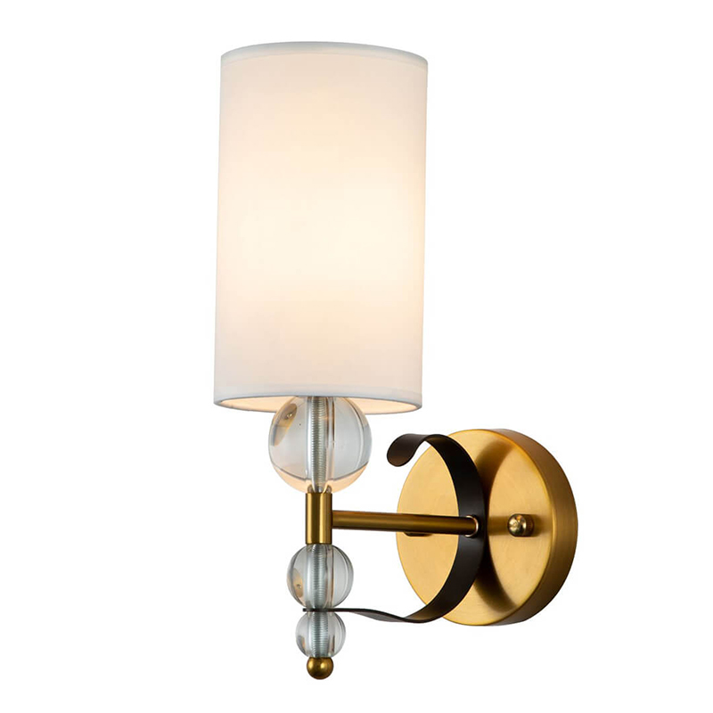 Бра Annelies Wall Lamp Золотой Черный Белый Бра Annelies Wall Lamp Золотой Черный Белый в Рязани | Loft Concept