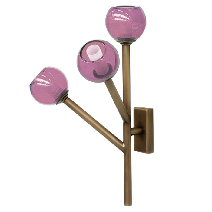 Бра Last Night Wall Lamp Pink Латунь Розовый (Rose) Бра Last Night Wall Lamp Pink Латунь Розовый (Rose) в Рязани | Loft Concept