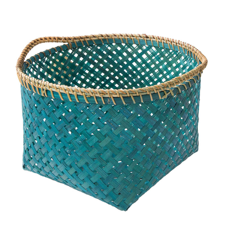 Корзина Wicker Bamboo Изумрудный Корзина Wicker Bamboo Изумрудный в Рязани | Loft Concept