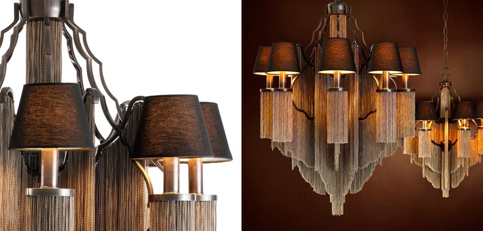 Люстра Eichholtz Chandelier Fringe L - Loft-Concept в Рязани