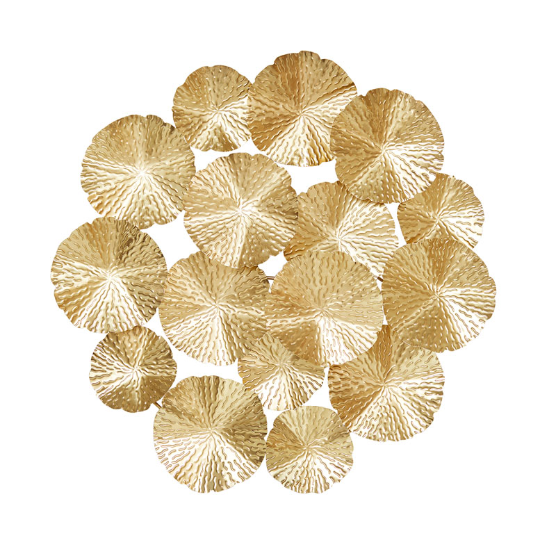 Арт-объект на стену Metal Circles Gold ART Золотой Арт-объект на стену Metal Circles Gold ART Золотой в Рязани | Loft Concept