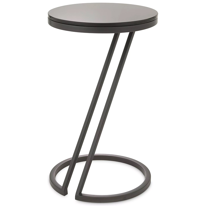 Приставной стол Eichholtz Side Table Falcone Black Черный Приставной стол Eichholtz Side Table Falcone Black Черный в Рязани | Loft Concept