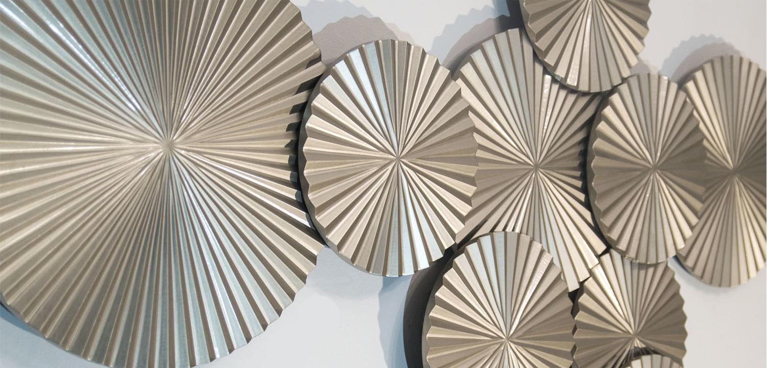 Арт-объект Apollo Champagne Wall Plaque Disc 11 - фото