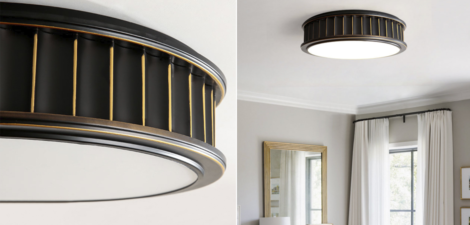 Потолочный светильник Drum Ceiling Lamp Потолочный светильник Drum Ceiling Lamp - Loft-Concept в Рязани