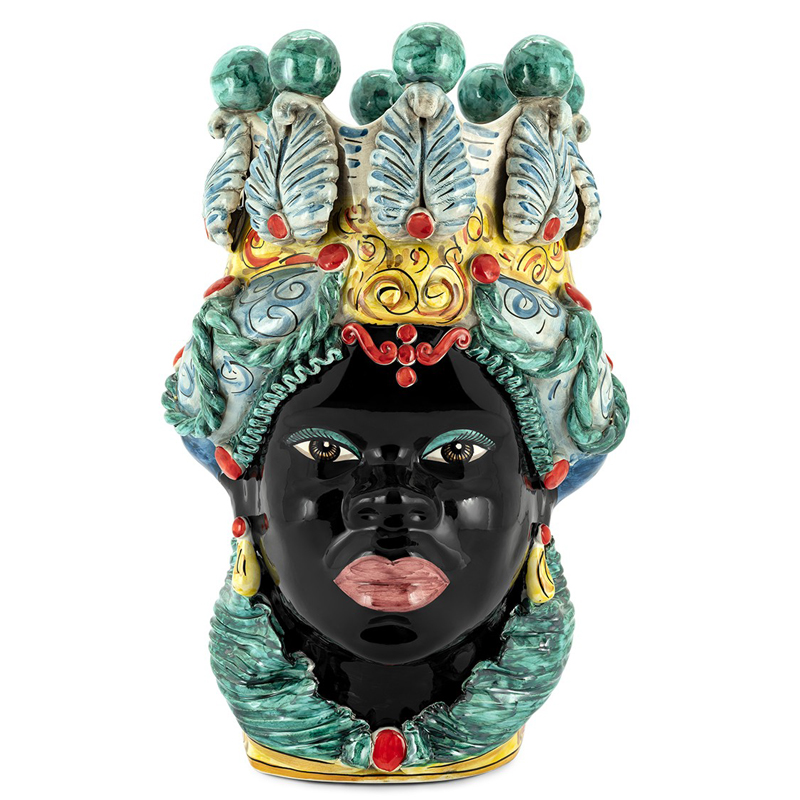 Ваза VASE MORO LADY BIG TRAD. II Мульти Ваза VASE MORO LADY BIG TRAD. II Мульти в Рязани | Loft Concept
