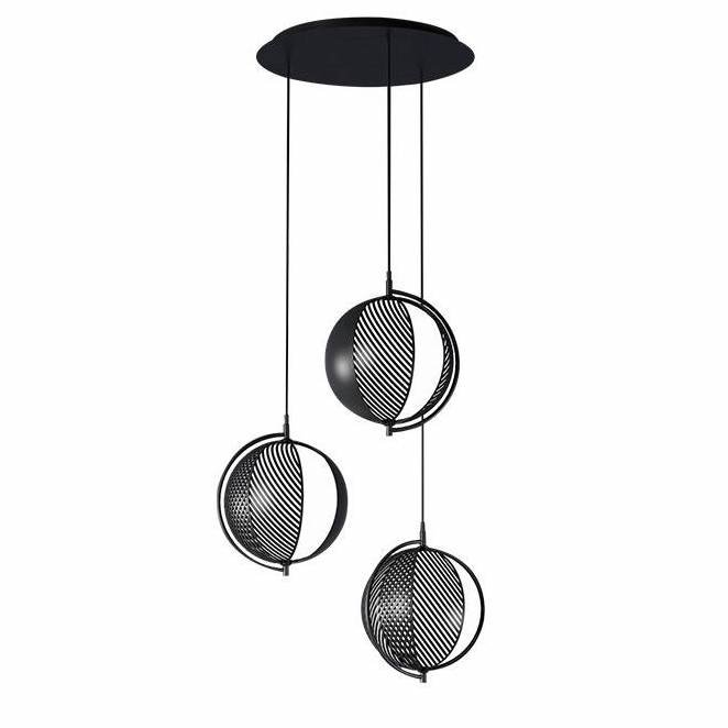 Подвесной светильник Mondo Pendant by oblure 3 Черный Подвесной светильник Mondo Pendant by oblure 3 Черный в Рязани | Loft Concept
