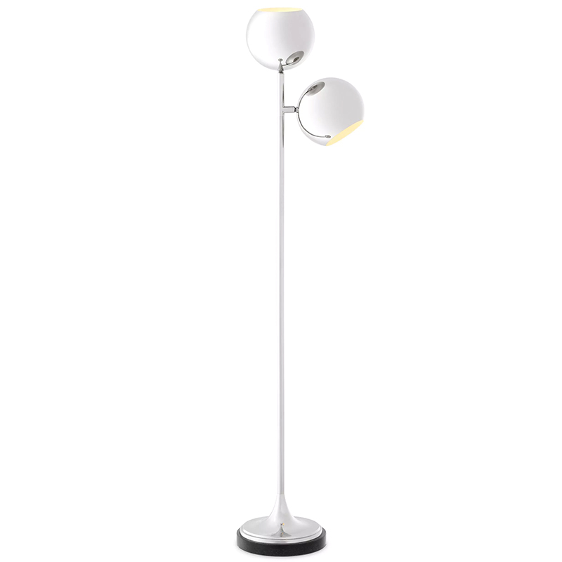 Торшер Eichholtz Floor Lamp Compton Nickel Никель Торшер Eichholtz Floor Lamp Compton Nickel Никель в Рязани | Loft Concept