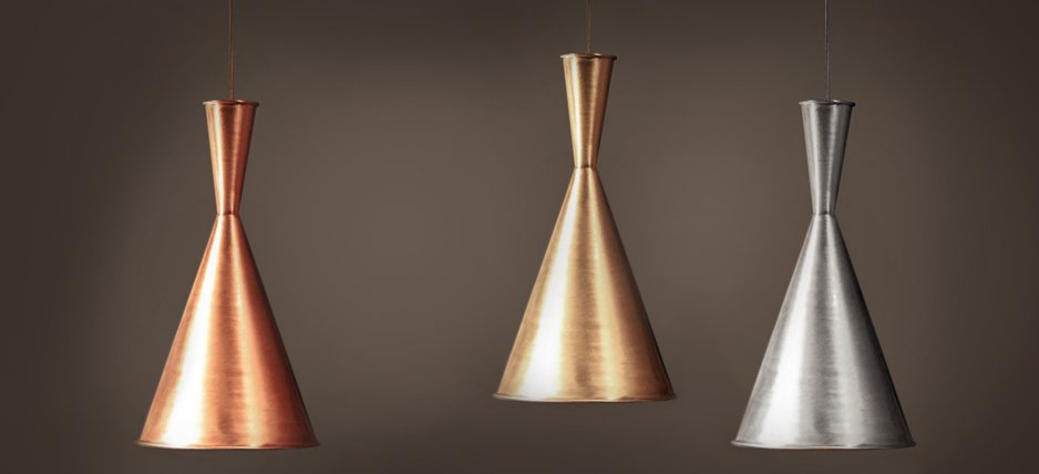 Подвесной светильник Copper Pendant Lamp Beat Light Tall Подвесной светильник Copper Pendant Lamp Beat Light Tall - Loft-Concept в Рязани