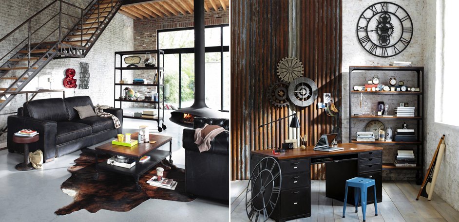 Стеллаж Industrial Bar Oak Stella Стеллаж Industrial Bar Oak Stella - Loft-Concept в Рязани