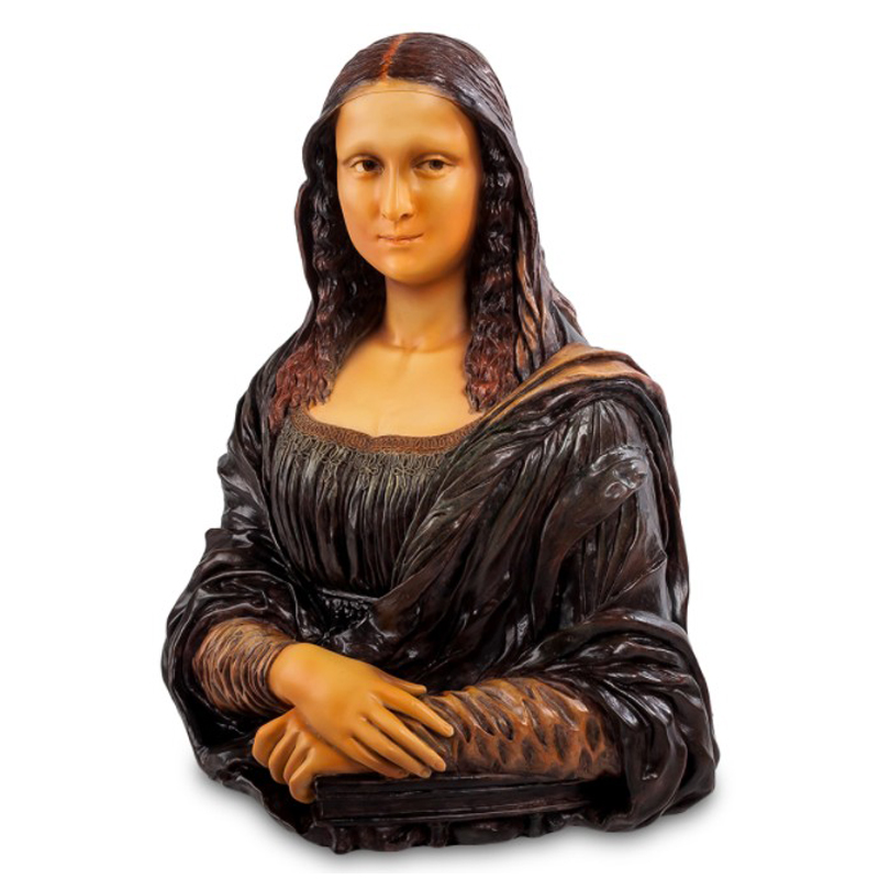 Статуэтка Mona Lisa Коричневый Бежевый Статуэтка Mona Lisa Коричневый Бежевый в Рязани | Loft Concept