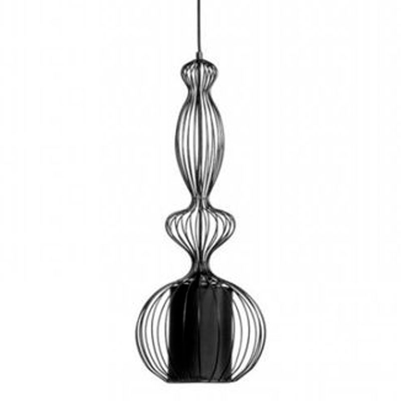 Подвесной светильник Wire Dream Pendant диаметр 23 Черный Подвесной светильник Wire Dream Pendant диаметр 23 Черный в Рязани | Loft Concept