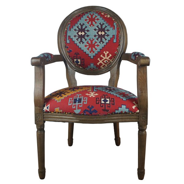 Кресло Gustavian Armchair Kelim Pattern Кресло Gustavian Armchair Kelim Pattern в Рязани | Loft Concept