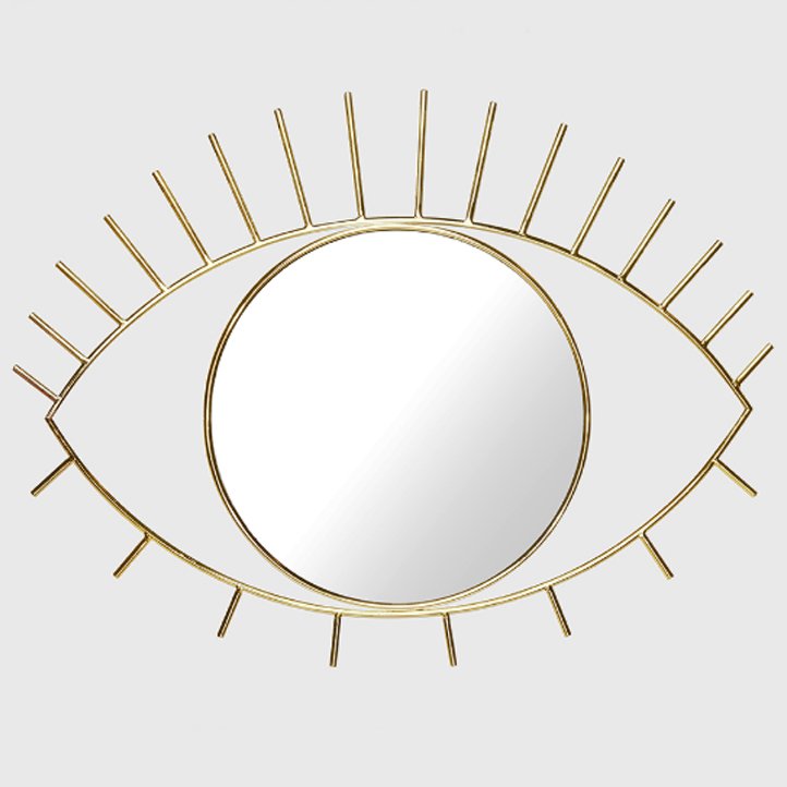 Зеркало Eye mirror Глянцевое золото Зеркало Eye mirror Глянцевое золото в Рязани | Loft Concept