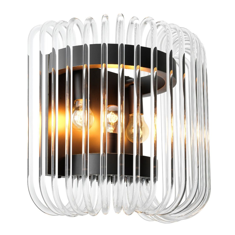 Бра Eichholtz Wall Lamp Sutton House Темная бронза Прозрачный Бра Eichholtz Wall Lamp Sutton House Темная бронза Прозрачный в Рязани | Loft Concept