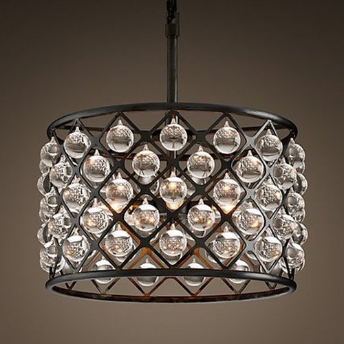 Люстра RH Spencer Hoop Chandelier Черный Люстра RH Spencer Hoop Chandelier Черный в Рязани | Loft Concept