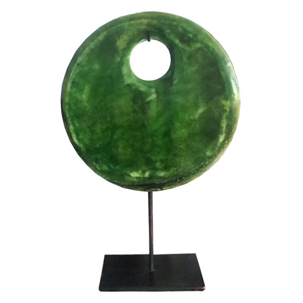 Аксессуар Зеленый диск Chrysoprase Зеленый Аксессуар Зеленый диск Chrysoprase Зеленый в Рязани | Loft Concept