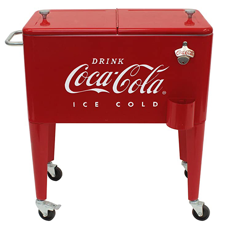 Куллер Retro Metal Coca-Cola Cooler Red Красный (Red) Куллер Retro Metal Coca-Cola Cooler Red Красный (Red) в Рязани | Loft Concept
