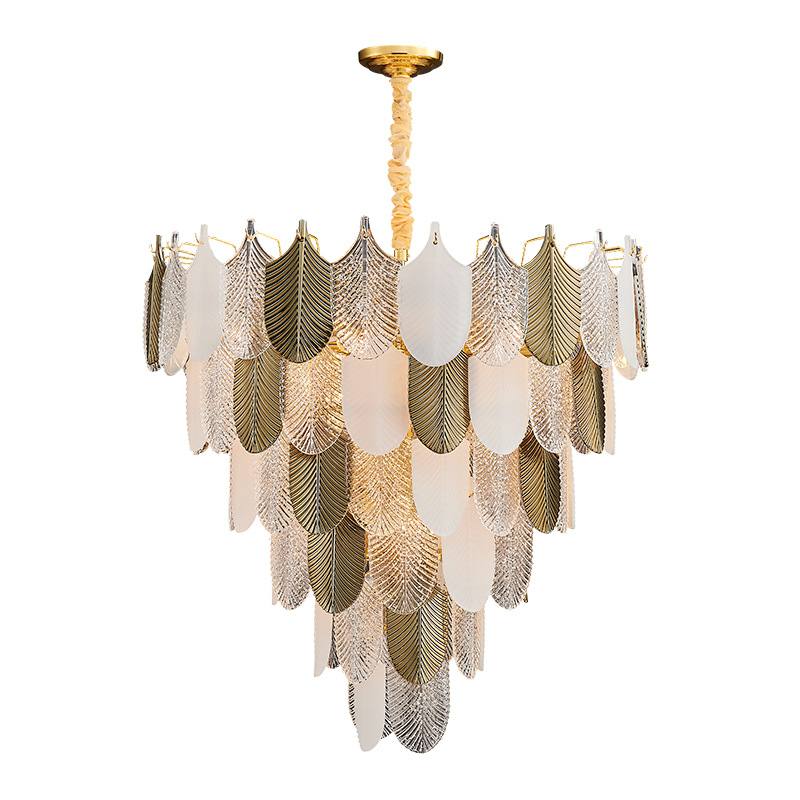 Люстра Abelia Chandelier Золотой Белый Прозрачный Люстра Abelia Chandelier Золотой Белый Прозрачный в Рязани | Loft Concept