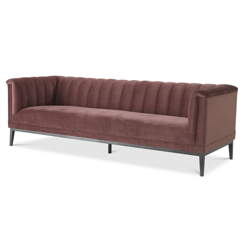 Диван Eichholtz Sofa Raffles rose Темная бронза Дымчатая Роза Диван Eichholtz Sofa Raffles rose Темная бронза Дымчатая Роза в Рязани | Loft Concept