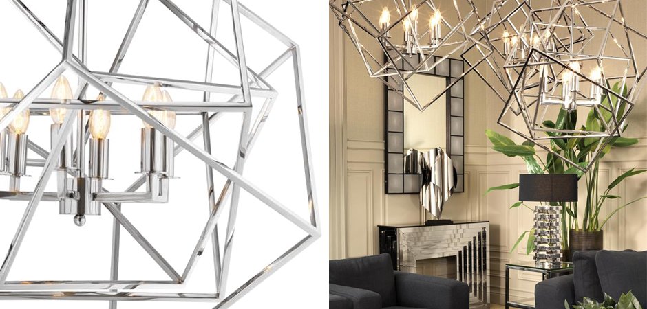 Eichholtz Lantern Matrix Nickel Eichholtz Lantern Matrix Nickel - Loft-Concept в Рязани