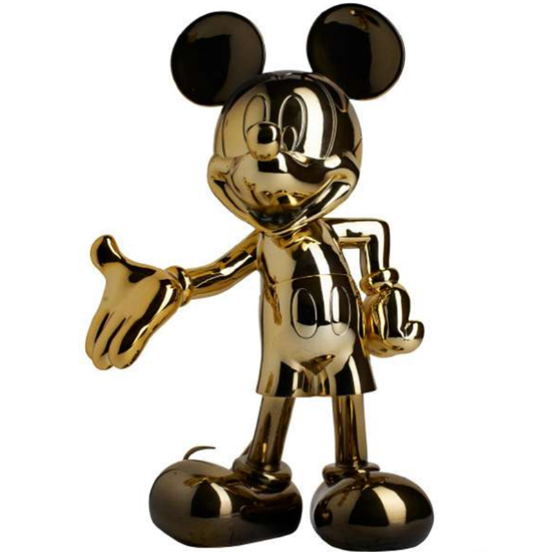Статуэтка Mickey Mouse statuette gold Глянцевое золото Черный в Рязани | Loft Concept 