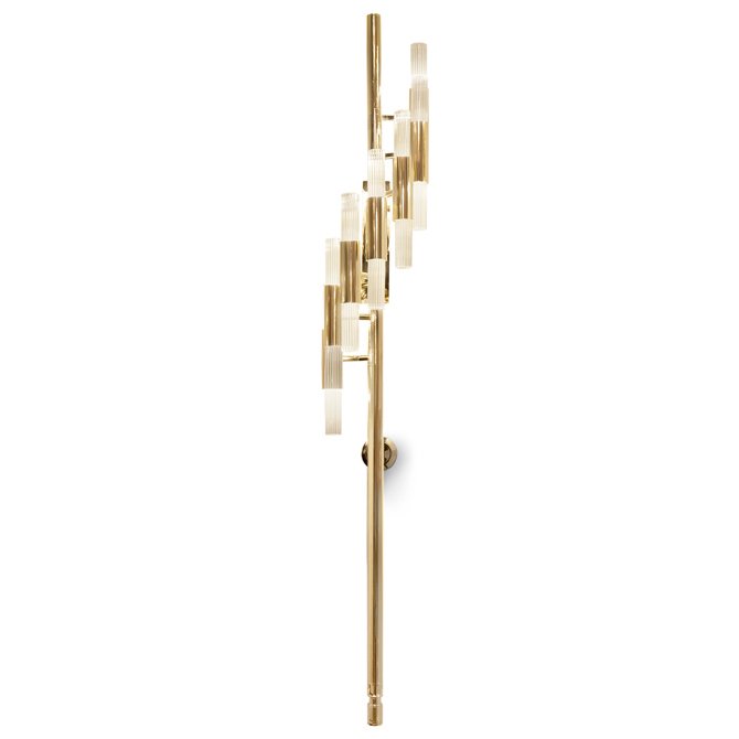 Бра WATERFALL TORCH WALL Золотой Прозрачный Бра WATERFALL TORCH WALL Золотой Прозрачный в Рязани | Loft Concept