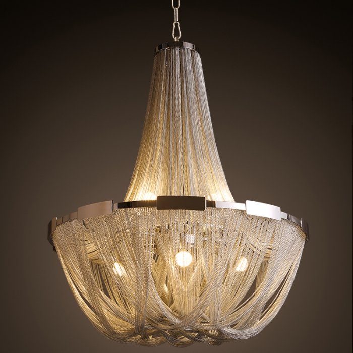 Люстра Soscik Golden Chain Chandelier Золотой Люстра Soscik Golden Chain Chandelier Золотой в Рязани | Loft Concept