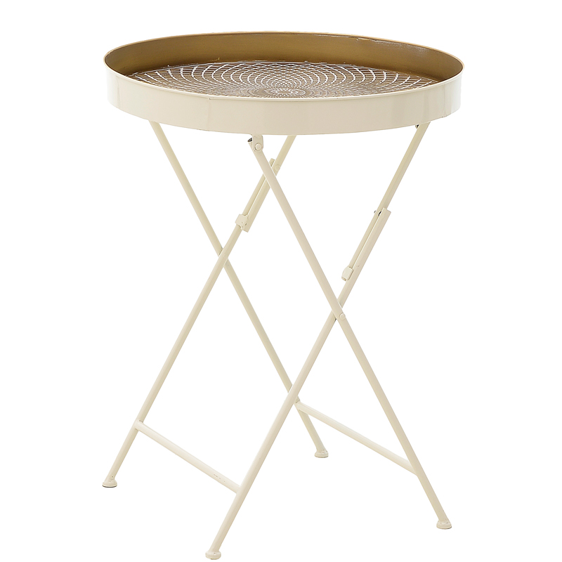 Приставной стол Martita Table Золотой Шампань Приставной стол Martita Table Золотой Шампань в Рязани | Loft Concept