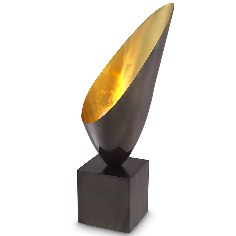 Настольная лампа Eichholtz Table Lamp Grotto Черный Золотой Настольная лампа Eichholtz Table Lamp Grotto Черный Золотой в Рязани | Loft Concept