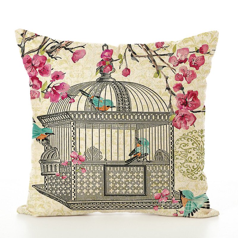 Декоративная подушка Bird Cage Мульти Декоративная подушка Bird Cage Мульти в Рязани | Loft Concept