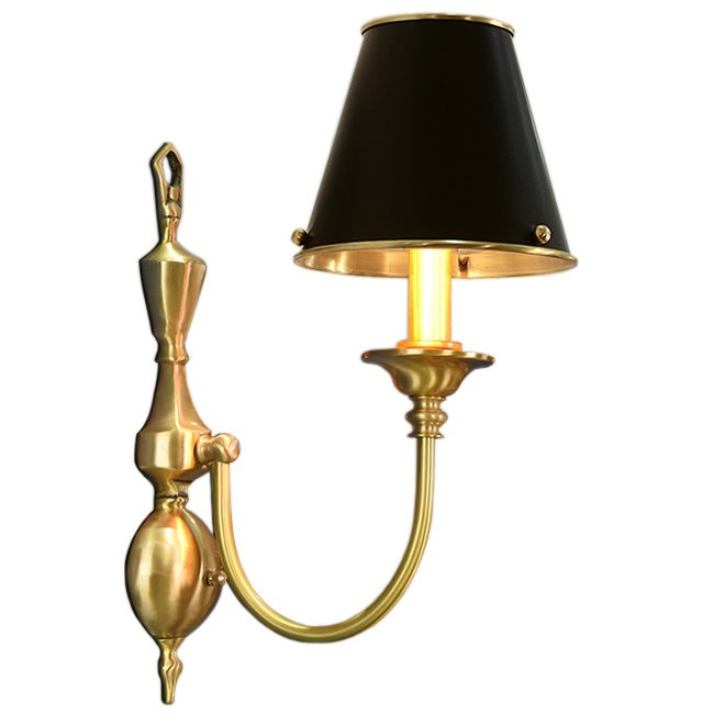 Бра Classic Monograms One Черный Латунь Бра Classic Monograms One Черный Латунь в Рязани | Loft Concept