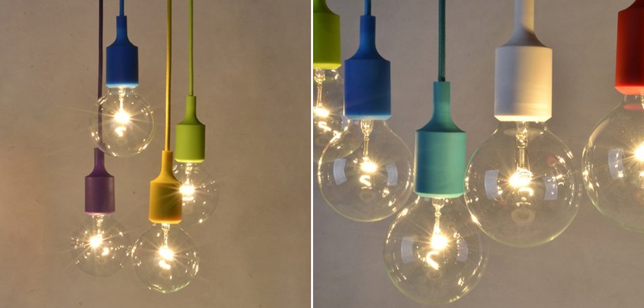 Подвесной светильник Muuto E27 Color Подвесной светильник Muuto E27 Color - Loft-Concept в Рязани